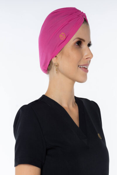 Touca Malha Pink