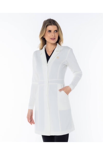 Jaleco Feminino Barcelona cor branco