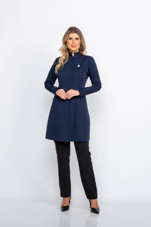 Jaleco Elastic Cor Azul Marinho