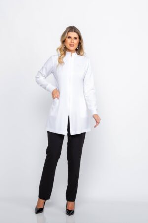 Jaleco Feminino Zíper Elastic