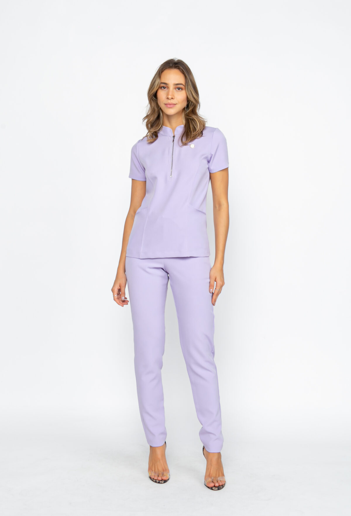 Scrub Prime Style Ziper Dra Elegancia