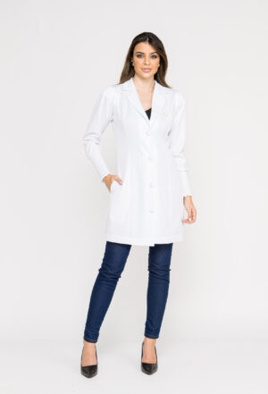 Jaleco Elastic Elegante cor branco