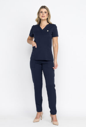 Scrub Feminino Miran Cor Azul Marinho