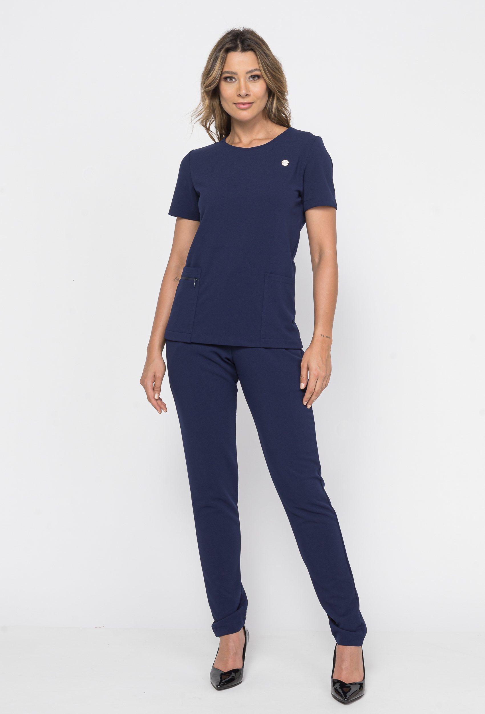 Scrub Malha Crepe Span – Dra Elegancia