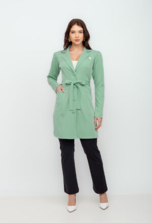 Jaleco Elastic com cinto Cor Verde