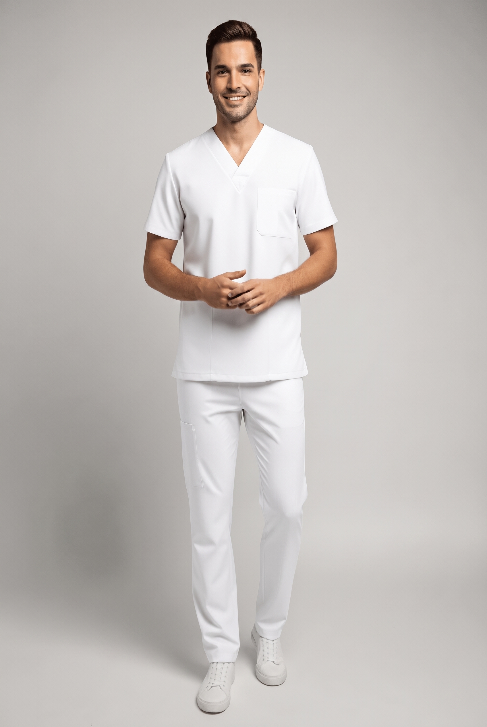 Só Blusa Masculino Elastic Cor Branco