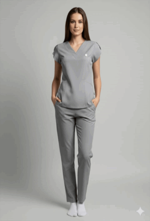 Scrub Genova Liso Cor Cinza