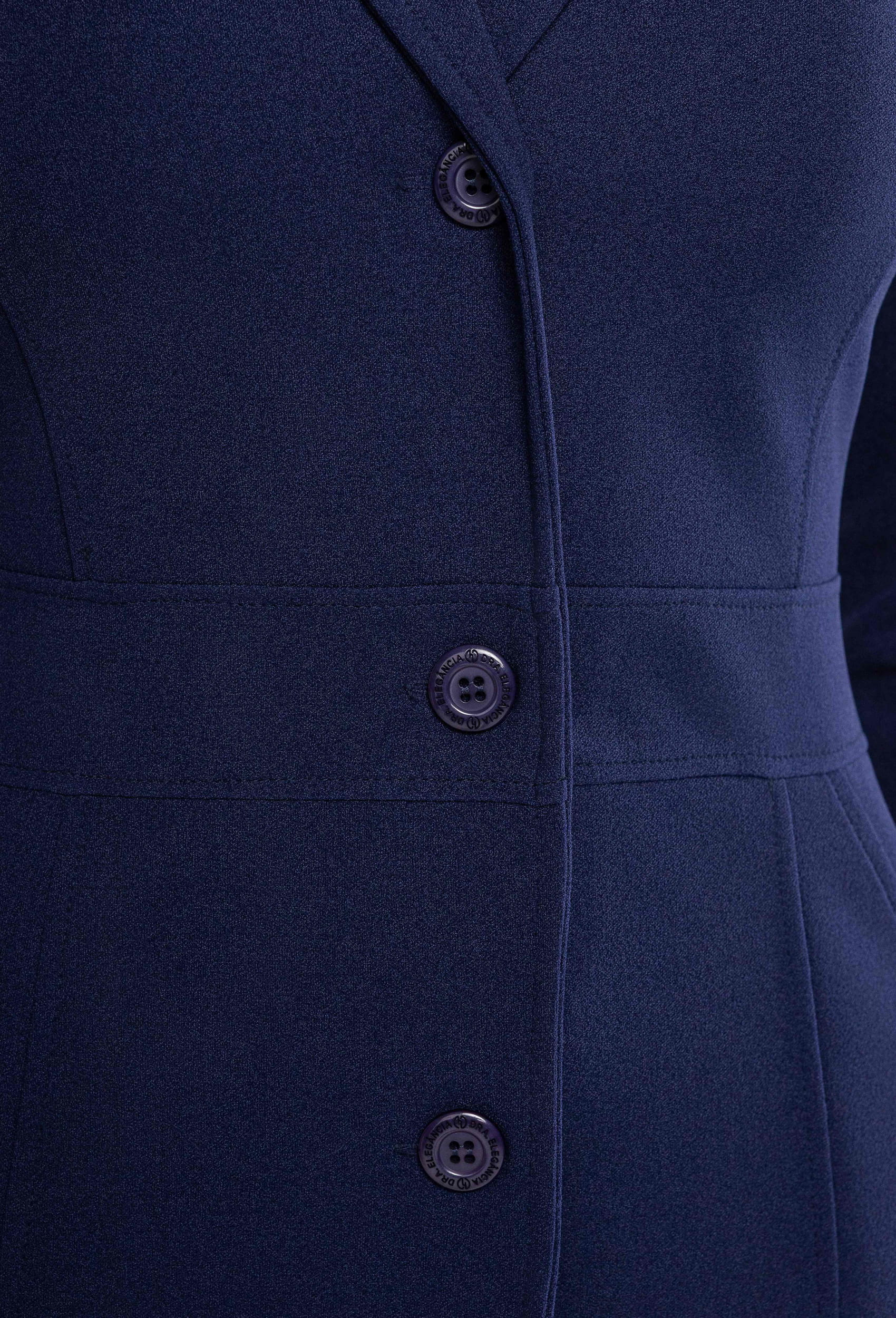 Jaleco Feminino Barcelona Cor Azul Marinho - Imagem 5