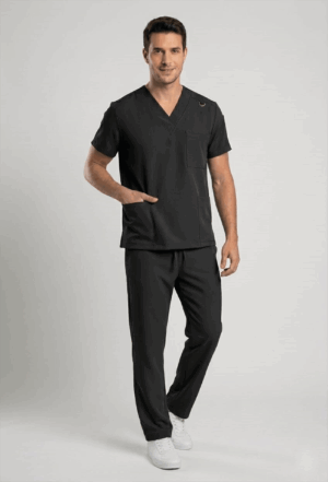 Scrub Masculino Genova Cor Preto