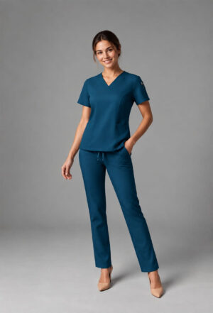 Scrub Comfort Cor Azul Petróleo