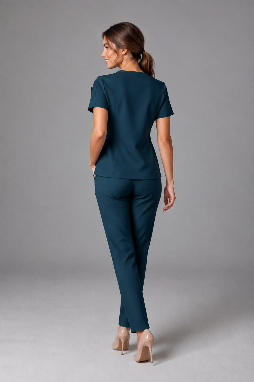Scrub Comfort Cor Azul Escuro - Imagem 2