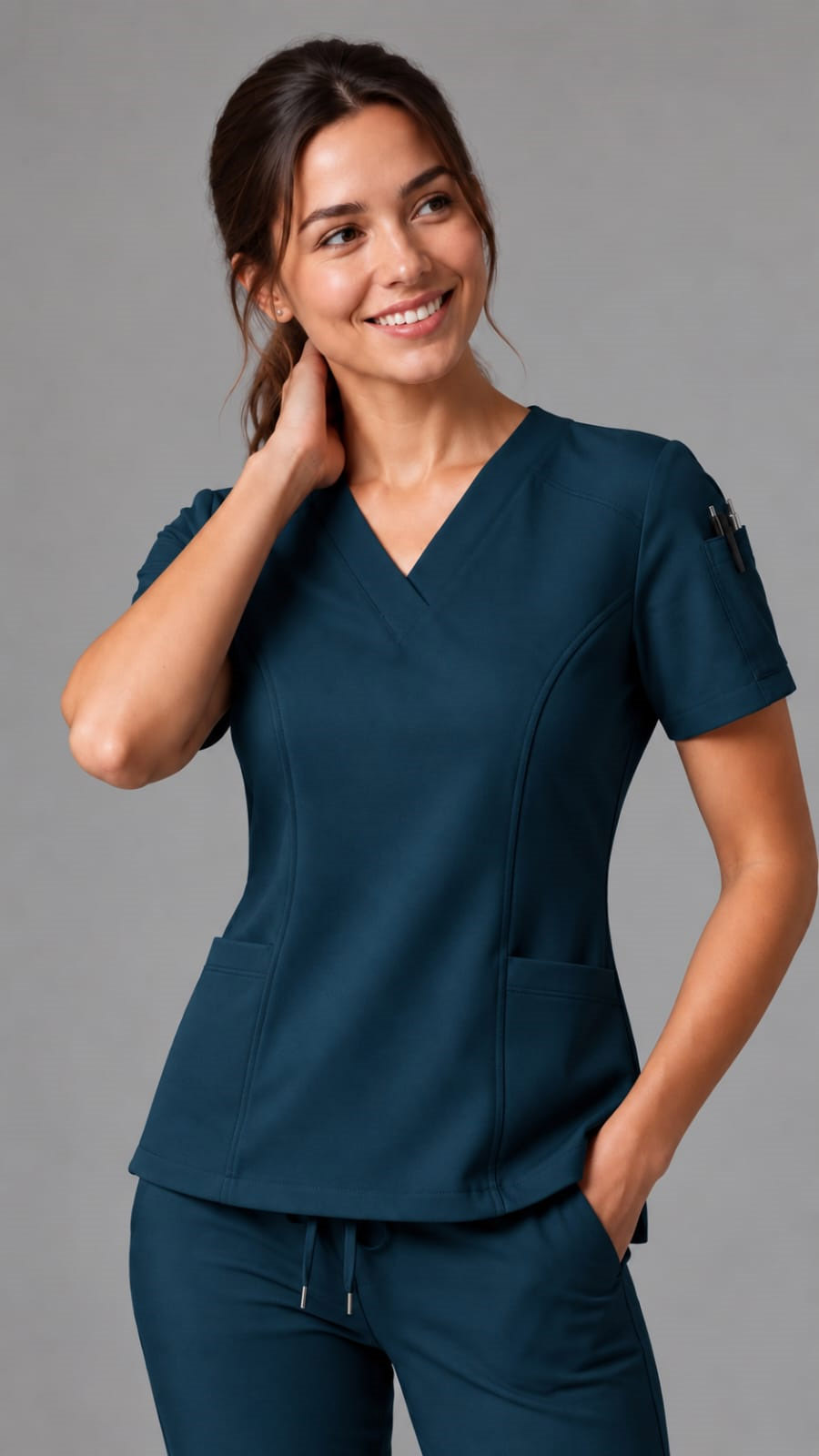 Scrub Comfort Cor Azul Escuro - Imagem 3